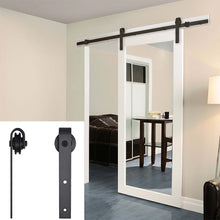 Load image into Gallery viewer, Wardrobe Sliding Door Hardware Kit Steel Sliding